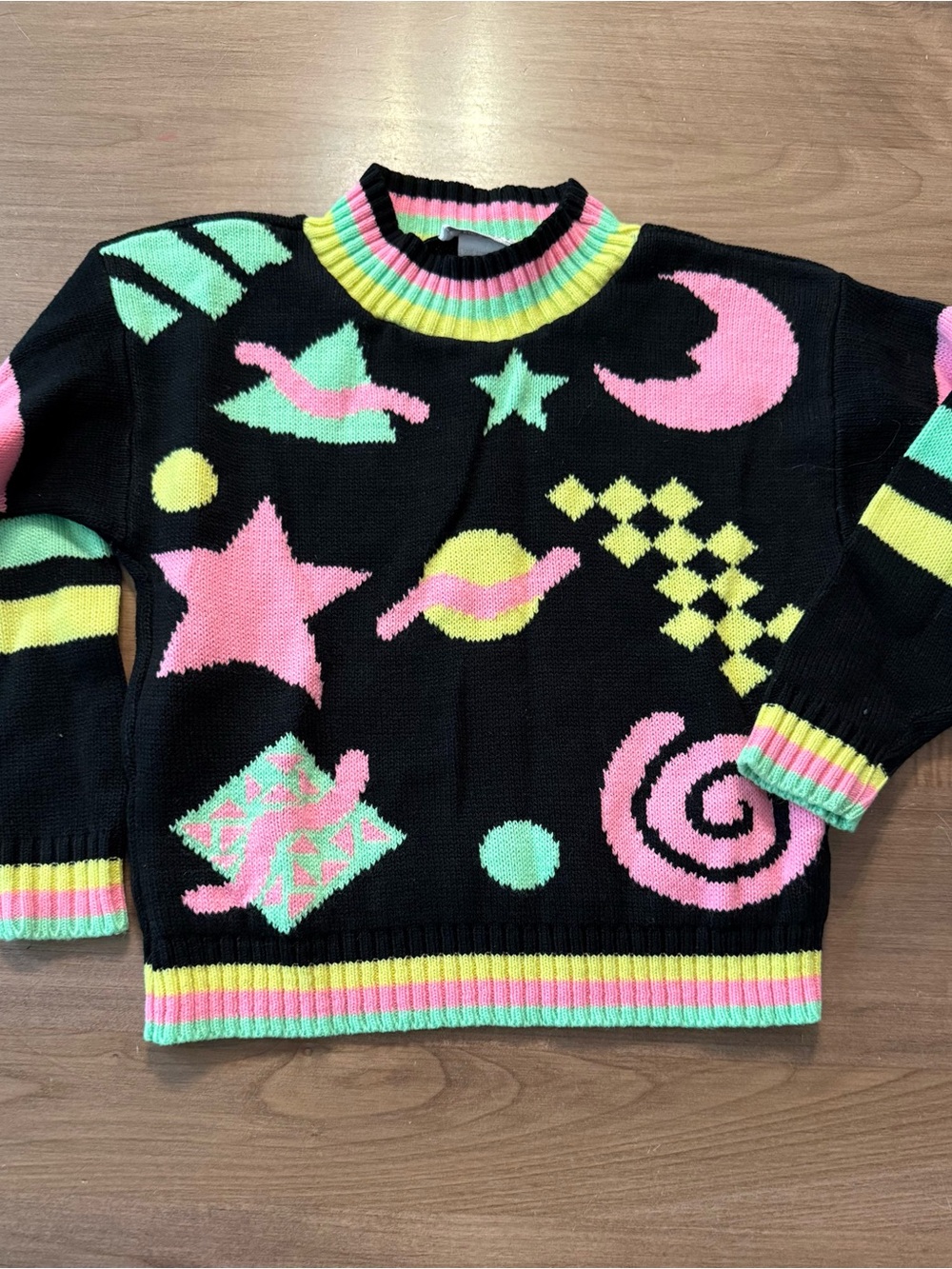 Vintage Jet Set 1980’s Sweater kids size 7/8
